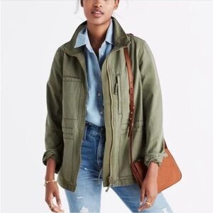 Madewell Olive Utility Jacket